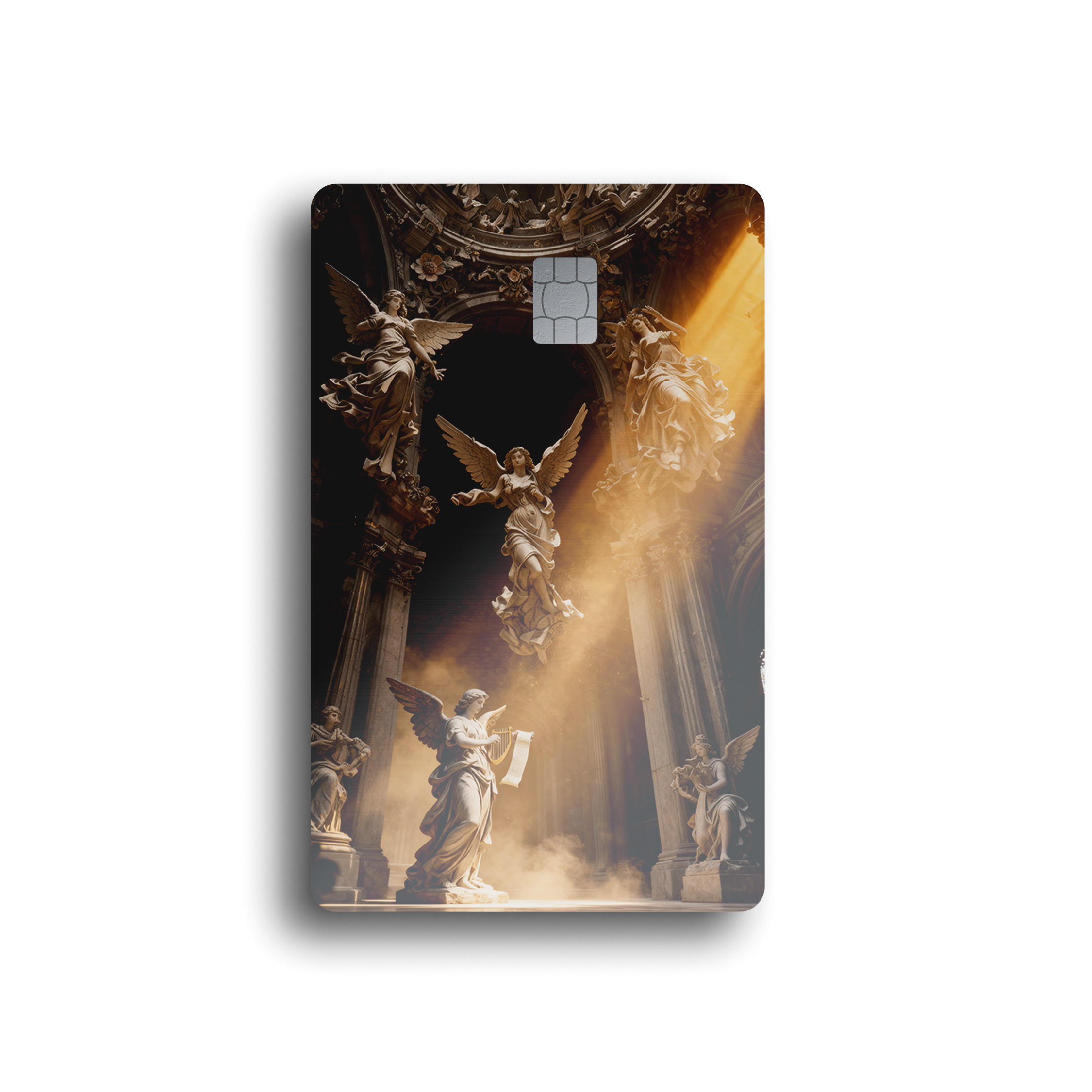 Celestial Golden Seraph Card Skin